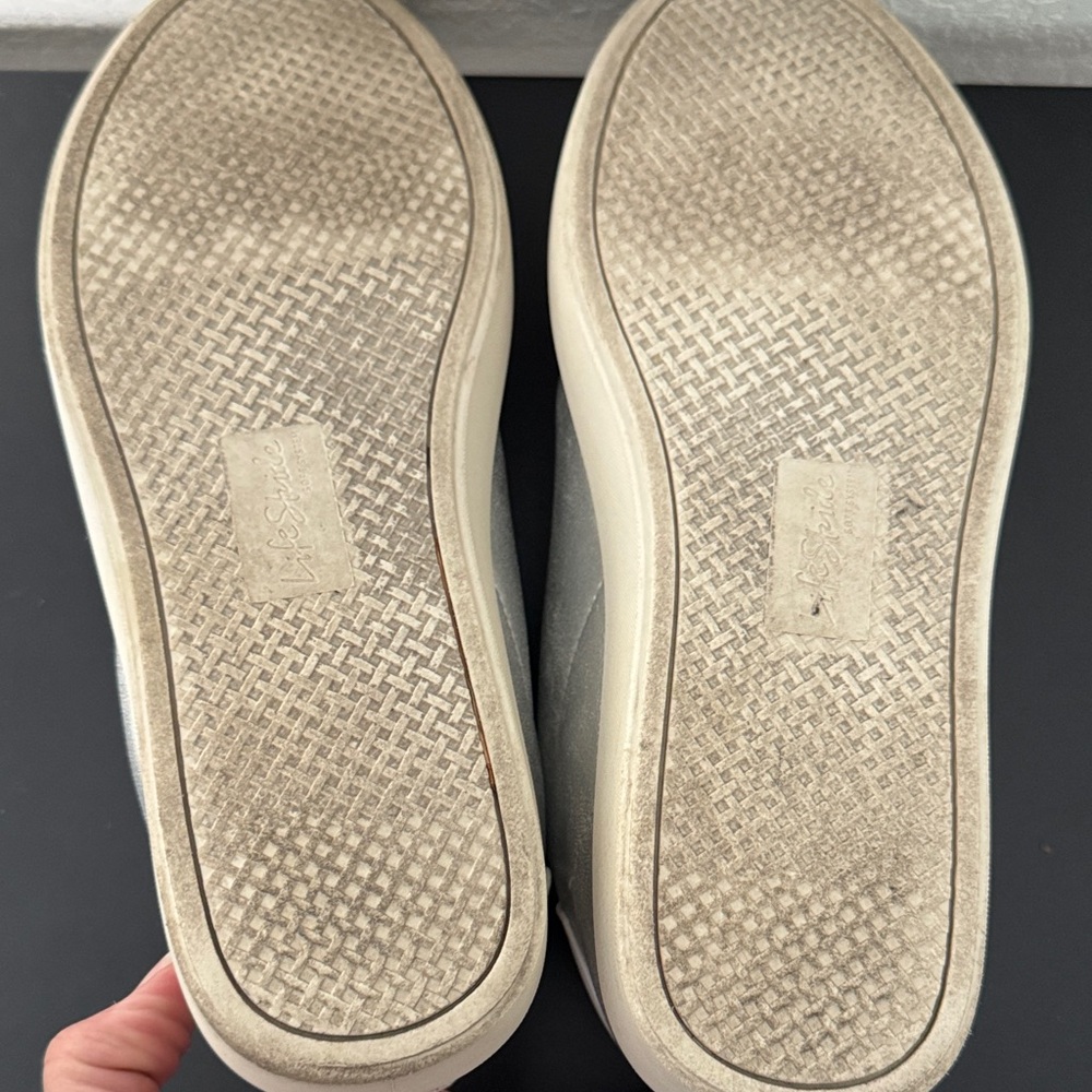 Life Stride Silver and White Women's Sneakers - Picture 3 of 5